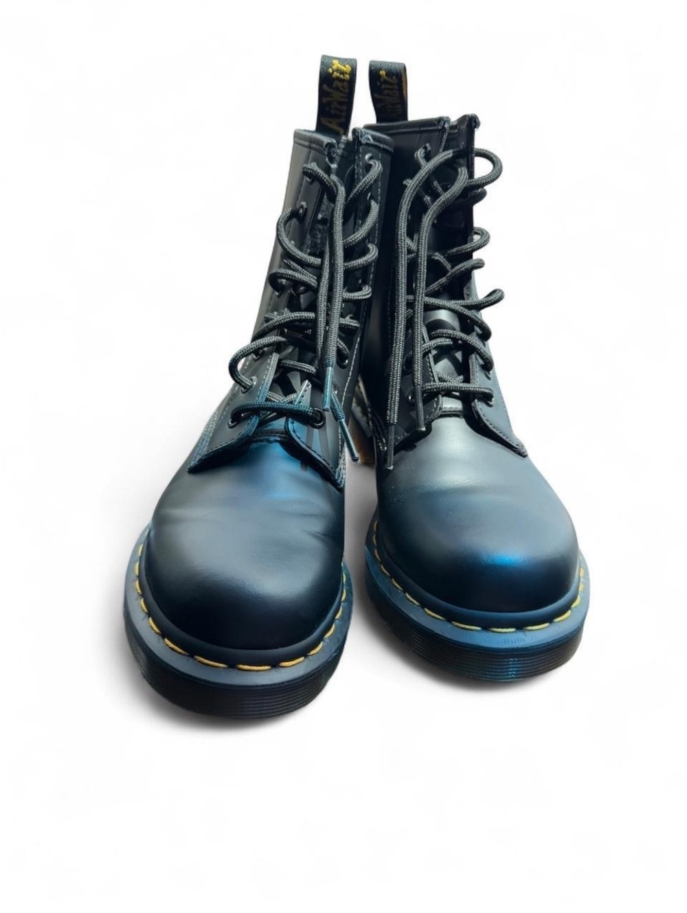 Dr. Martens Men's Black Lace-Up Boots Size 5 UK